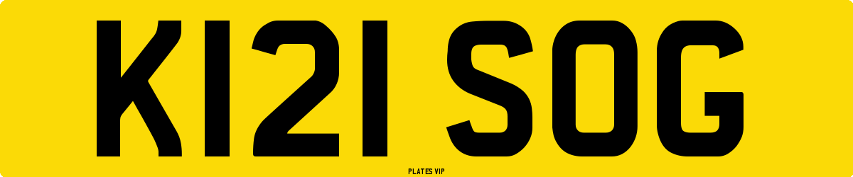 K121 SOG Number Plate