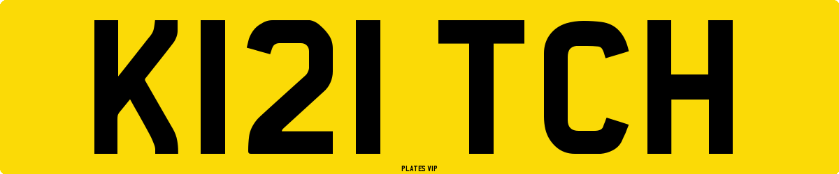 K121 TCH Number Plate