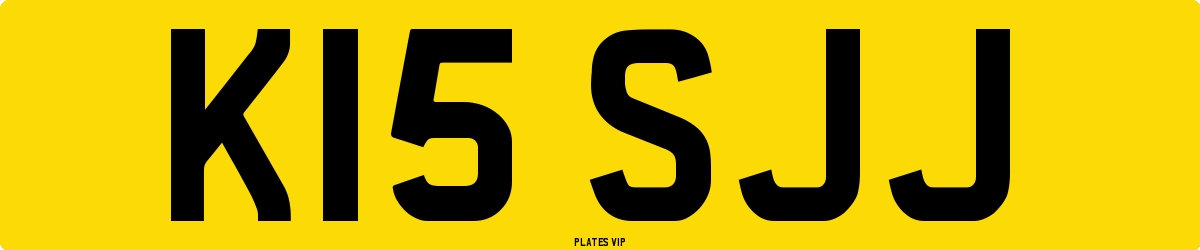 K15 SJJ Number Plate