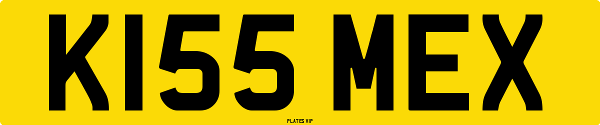 K155 MEX Number Plate