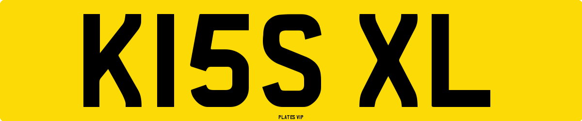 K15S XL Number Plate