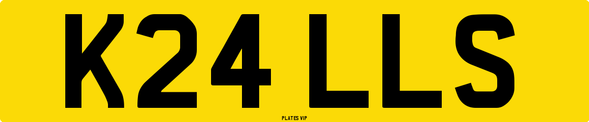 K24 LLS Number Plate