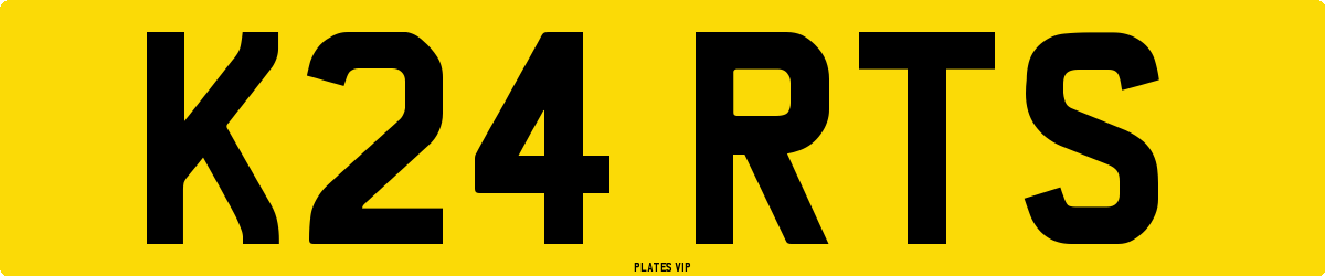 K24 RTS Number Plate