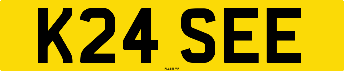 K24 SEE Number Plate