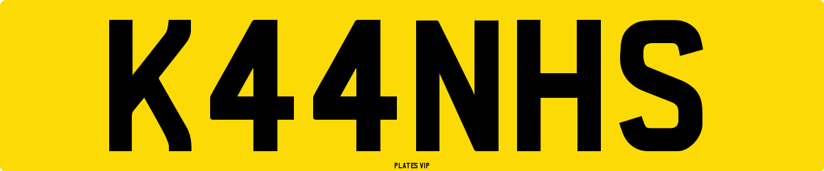 K44NHS Number Plate