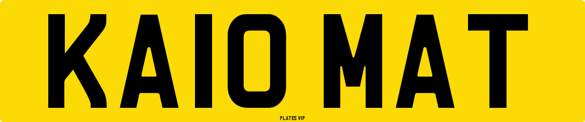KA10 MAT Number Plate