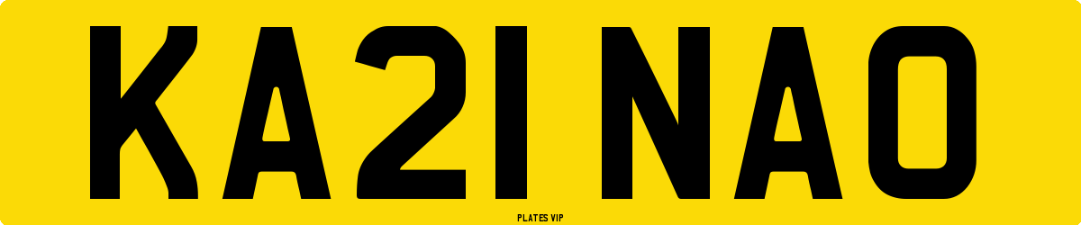 KA21 NAO Number Plate