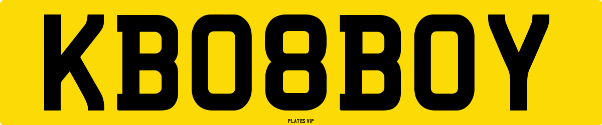 KB 08 BOY Number Plate