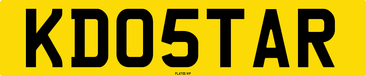 KD 05 TAR Number Plate