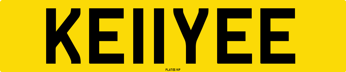 KE11YEE Number Plate