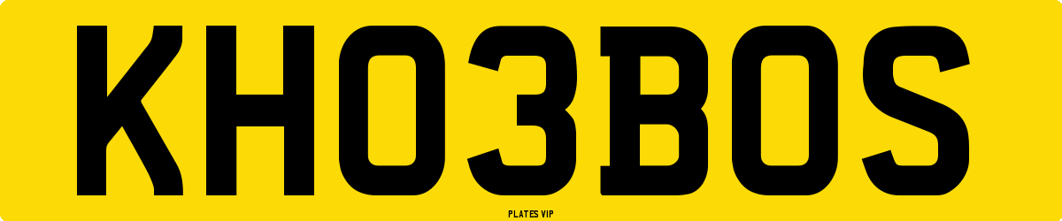 KH 03 BOS Number Plate