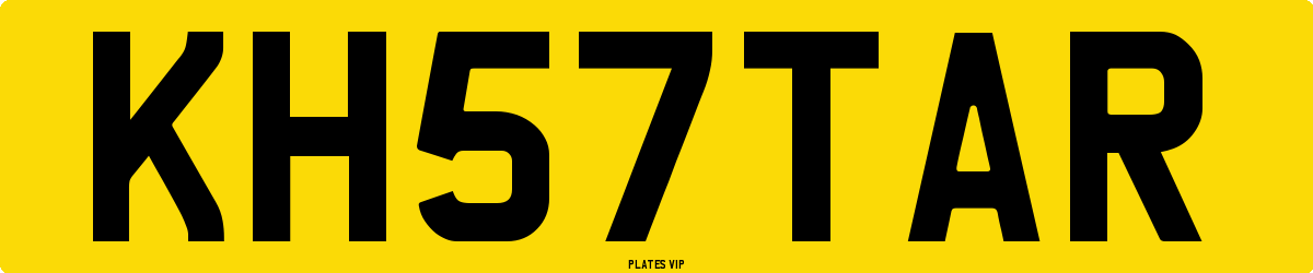 KH 57 TAR Number Plate