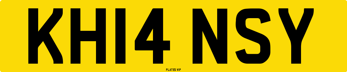 KH14 NSY Number Plate