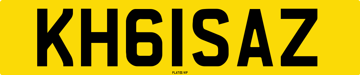 KH61SAZ Number Plate