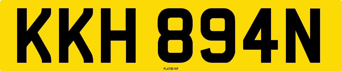 KKH 894N Number Plate