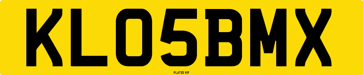 KL 05 BMX Number Plate