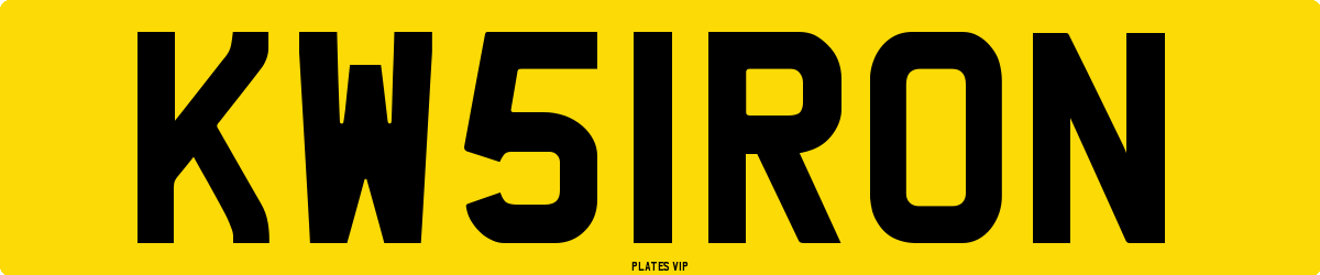 KW 51 RON Number Plate