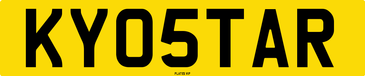 KY 05 TAR Number Plate