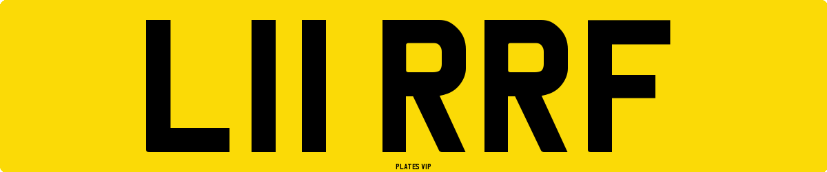 L11 RRF Number Plate