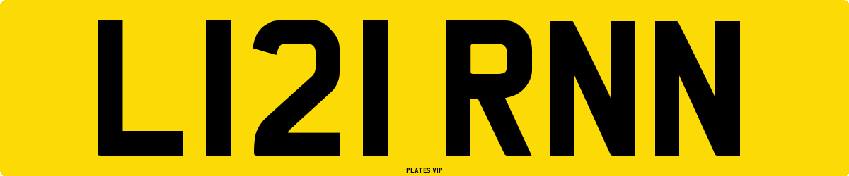 L121 RNN Number Plate