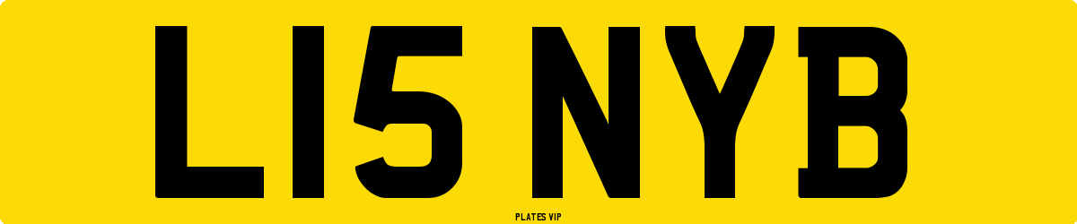 L15 NYB Number Plate