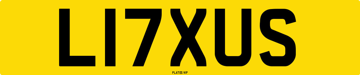 L17XUS Number Plate