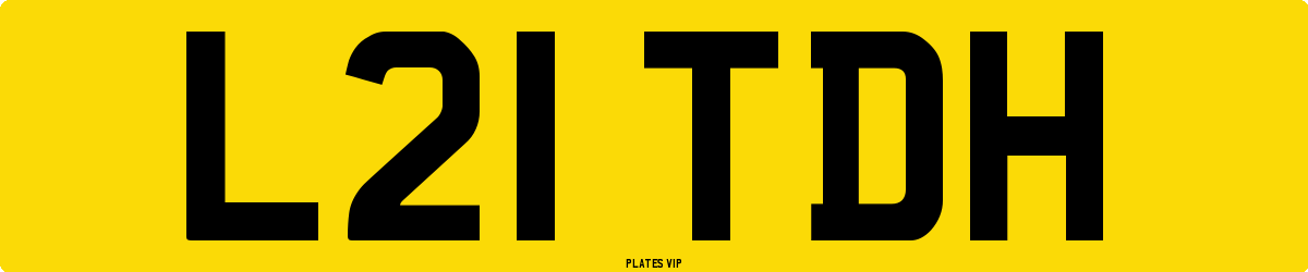 L21 TDH Number Plate