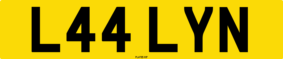 L44 LYN Number Plate