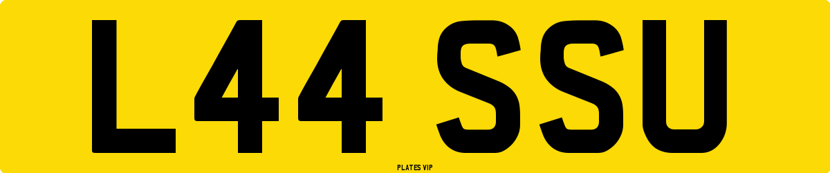 L44 SSU Number Plate