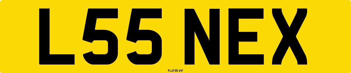 L55 NEX Number Plate