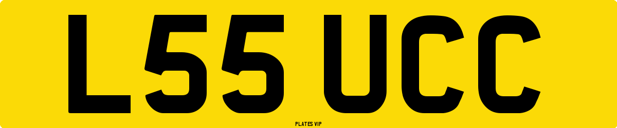 L55 UCC Number Plate