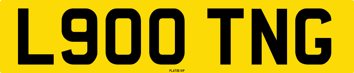 L900 TNG Number Plate