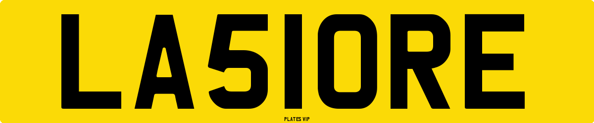 LA51ORE Number Plate