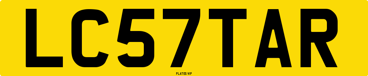 LC 57 TAR Number Plate