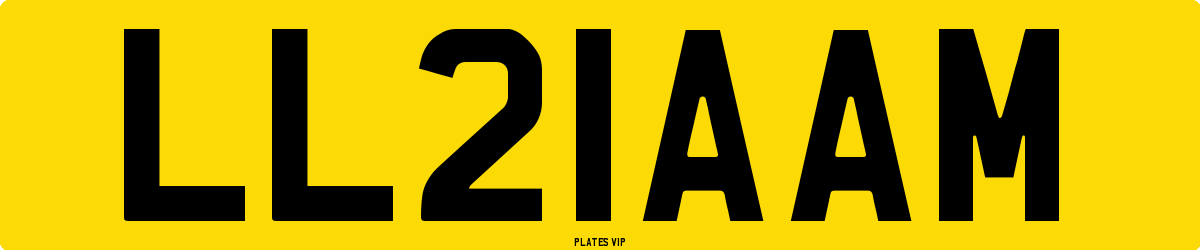 LL21AAM Number Plate