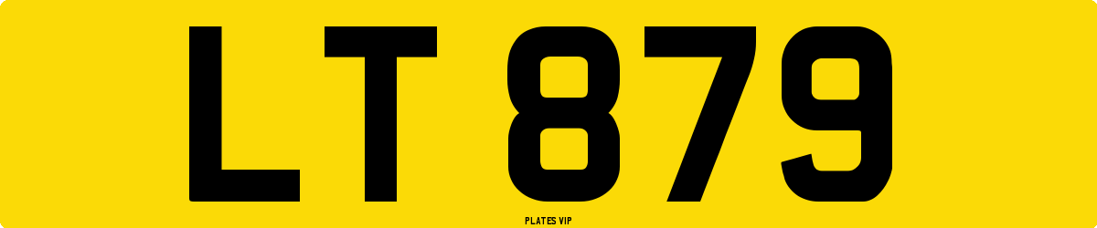 LT 879 Number Plate