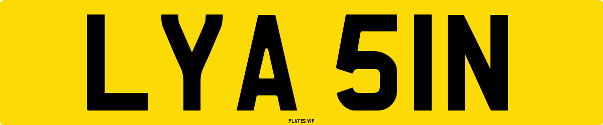 LYA 51N Number Plate