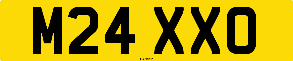 M24 XXO Number Plate