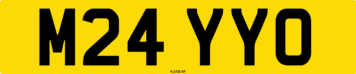 M24 YYO Number Plate