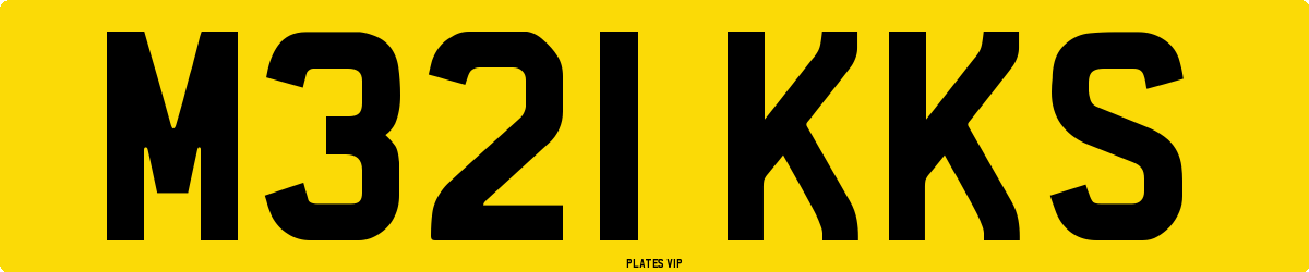 M321 KKS Number Plate