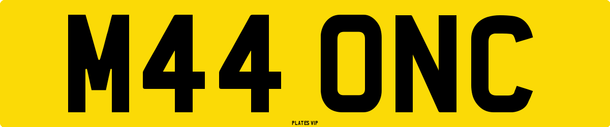 M44 ONC Number Plate
