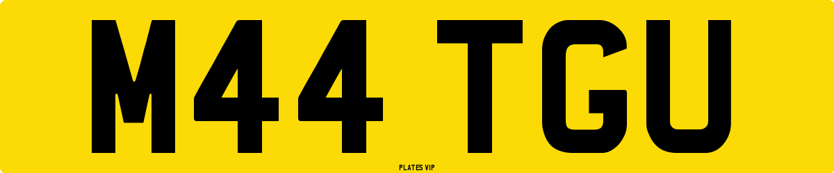 M44 TGU Number Plate