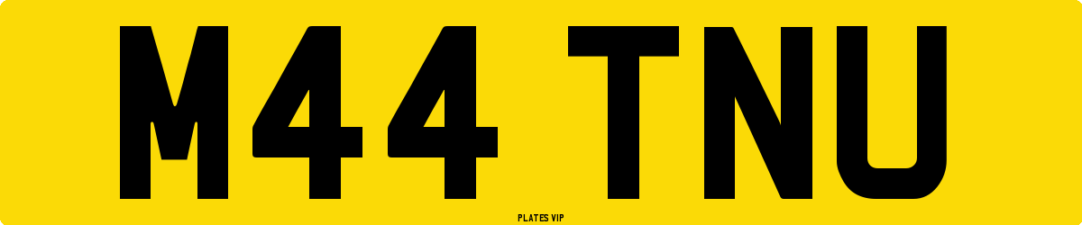 M44 TNU Number Plate