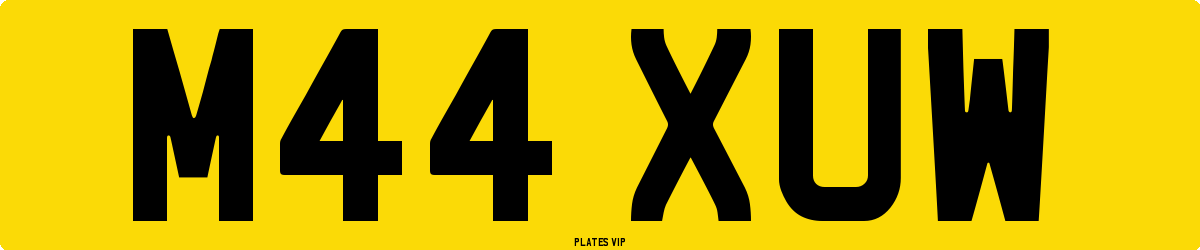 M44 XUW Number Plate