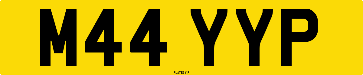 M44 YYP Number Plate