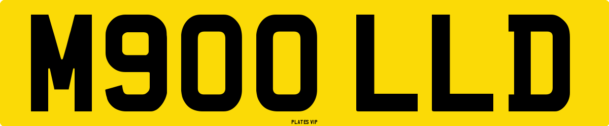 M900 LLD Number Plate
