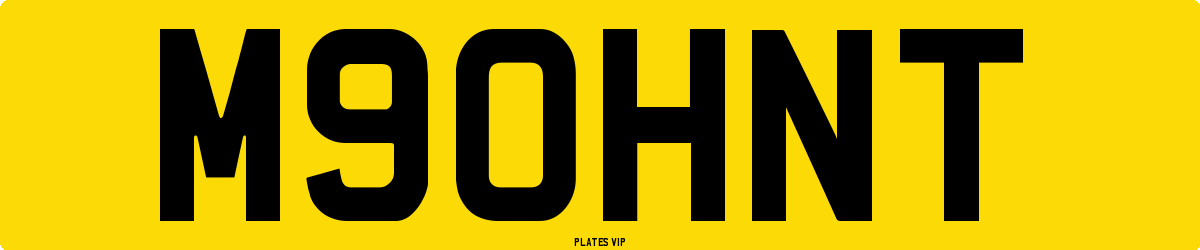 M90HNT Number Plate