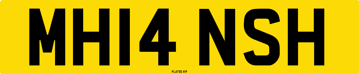 MH14 NSH Number Plate