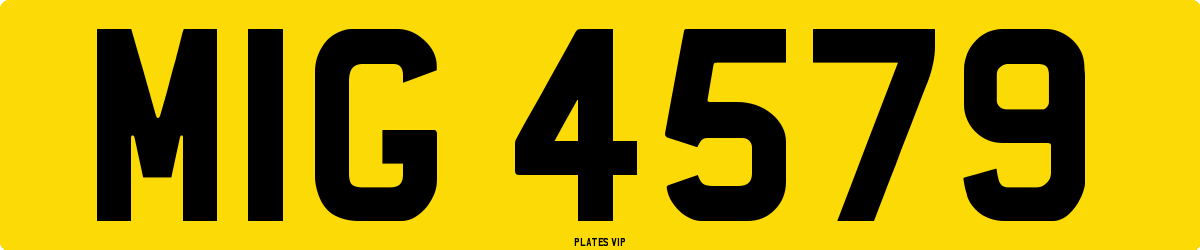 MIG 4579 Number Plate