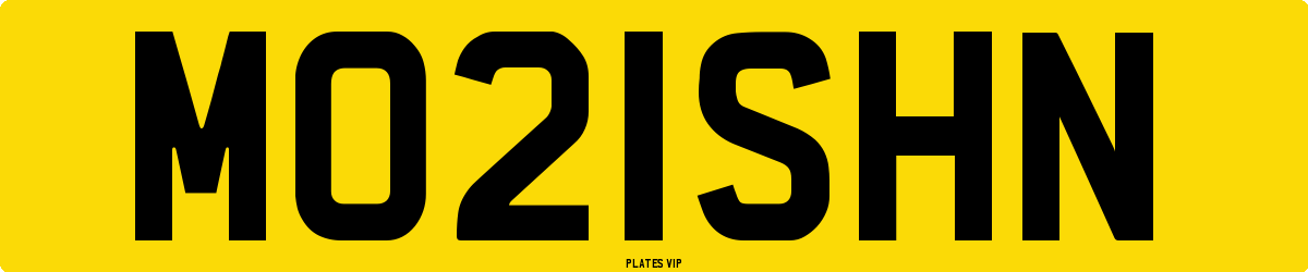 MO21SHN Number Plate
